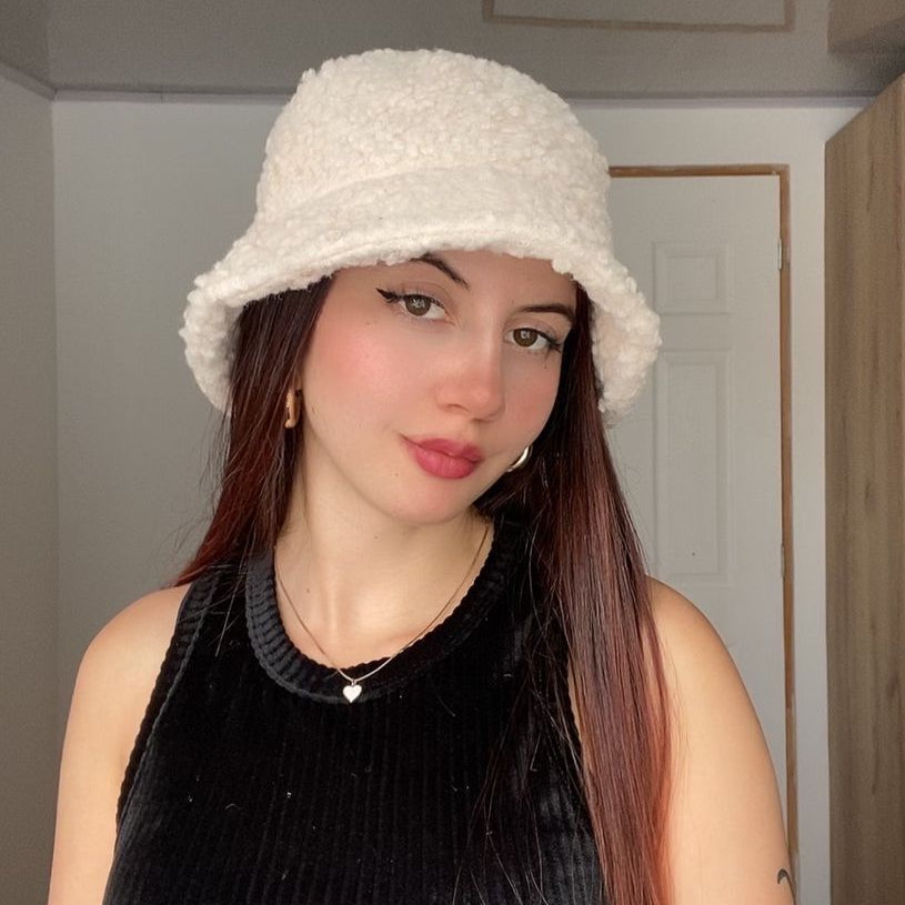 Gorro teddy blanco