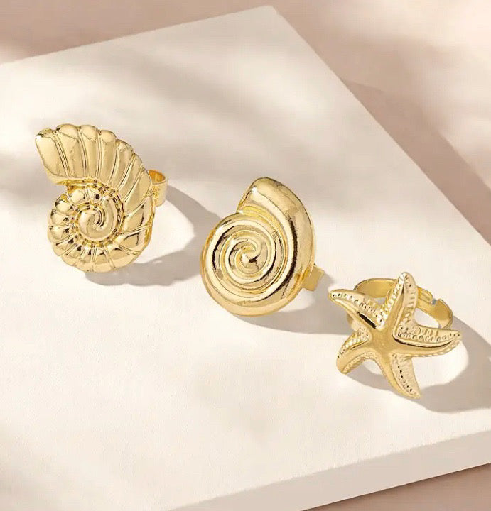 Set de 3 anillos