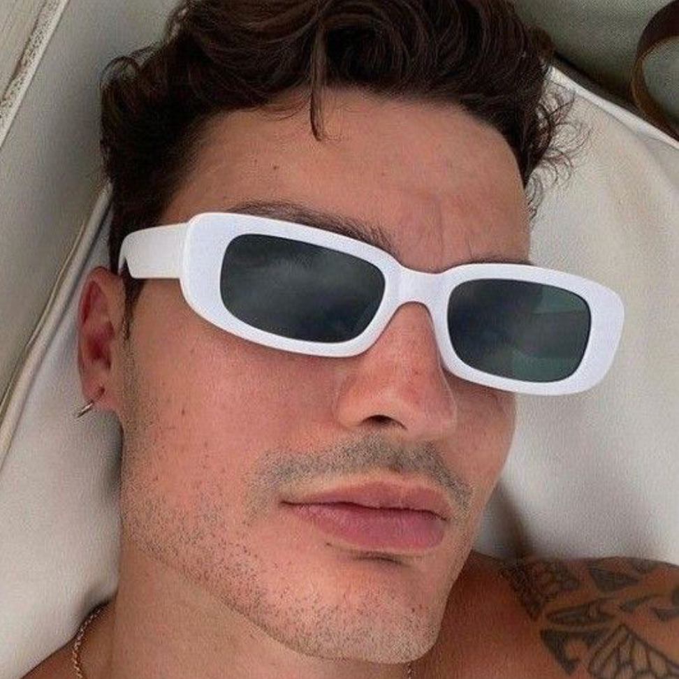 Gafas Retro Blancas