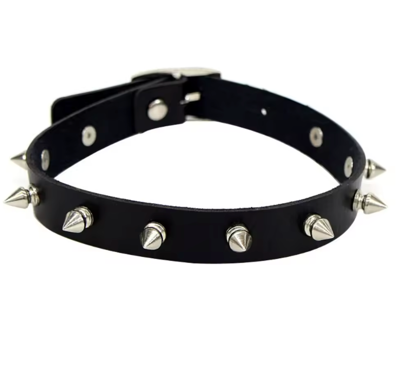 Choker aro colgante doble