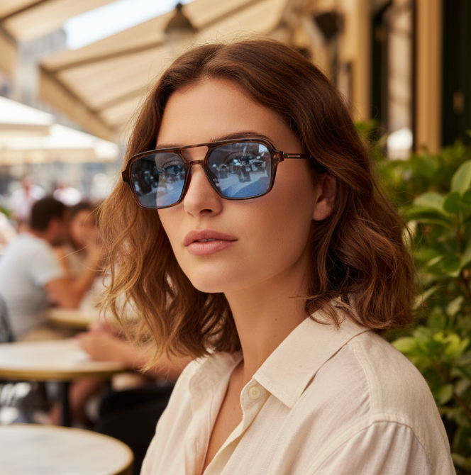 Gafas classic azules