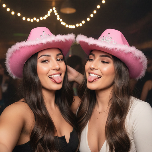 Sombrero Cowgirl Rosado