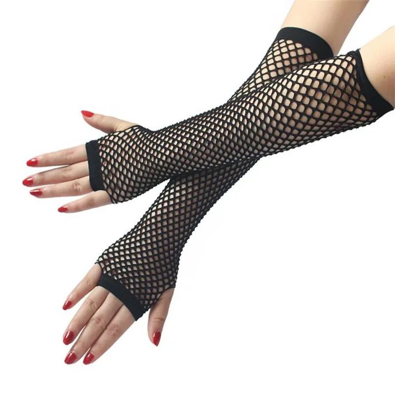 Guantes de malla negras