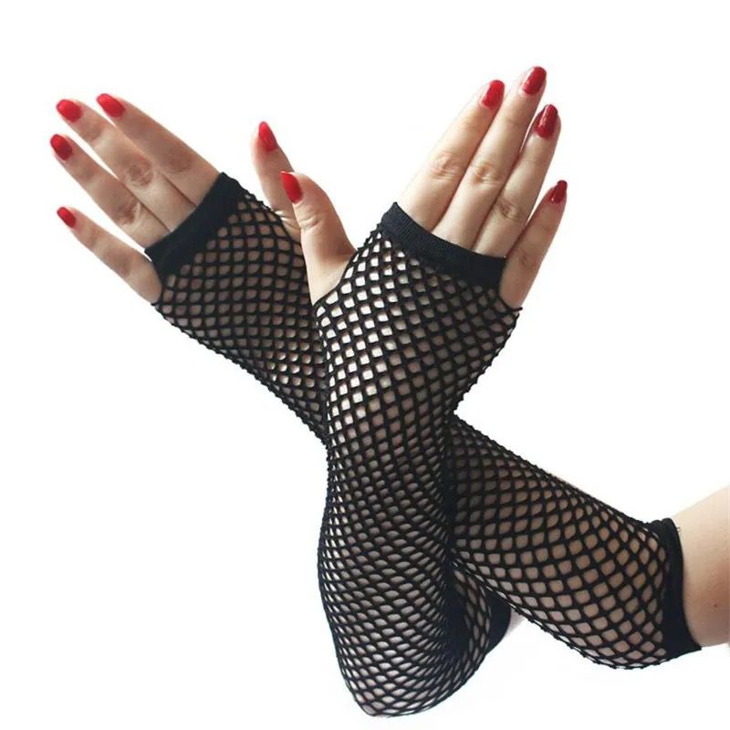 Guantes de malla negras